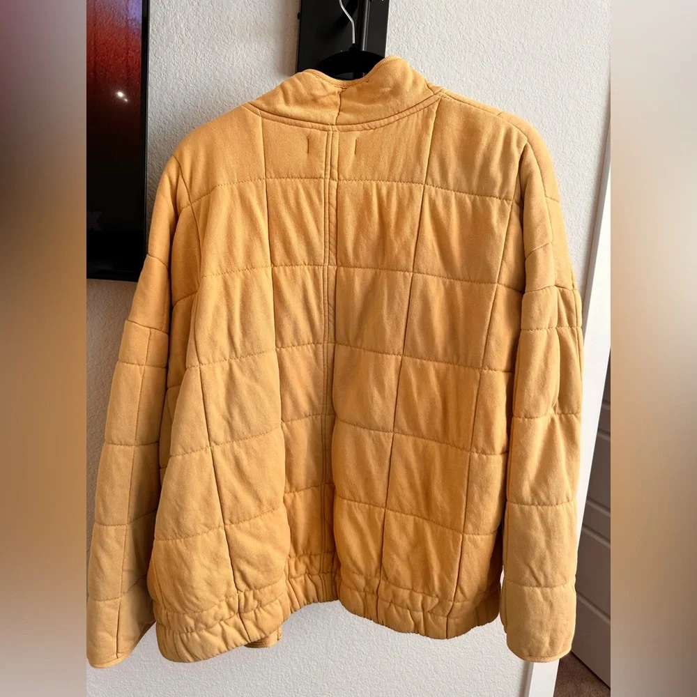 O’Neill Mable quilted jacket. Women’s size medium. Golden yellow color - Picture 4 of 6